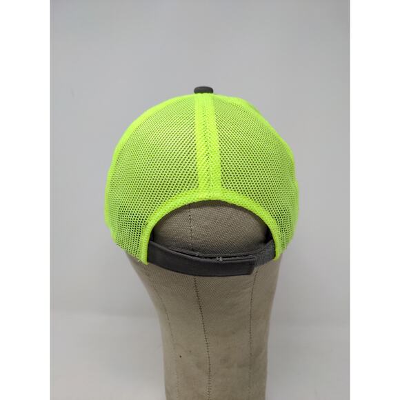 Youth Becks Hybrid Seeds Strapback Meshback Hat Black & Green Embroidered Logo - Picture 6 of 9